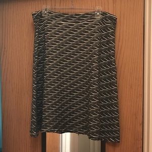 Black, White, & Grey Skirt